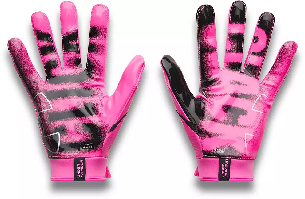 Under Armour Youth Click Clack Receiver Football Gloves.