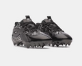 Justin Jefferson Limited Edition Cleats - Par completo en negro con detalles en plata
