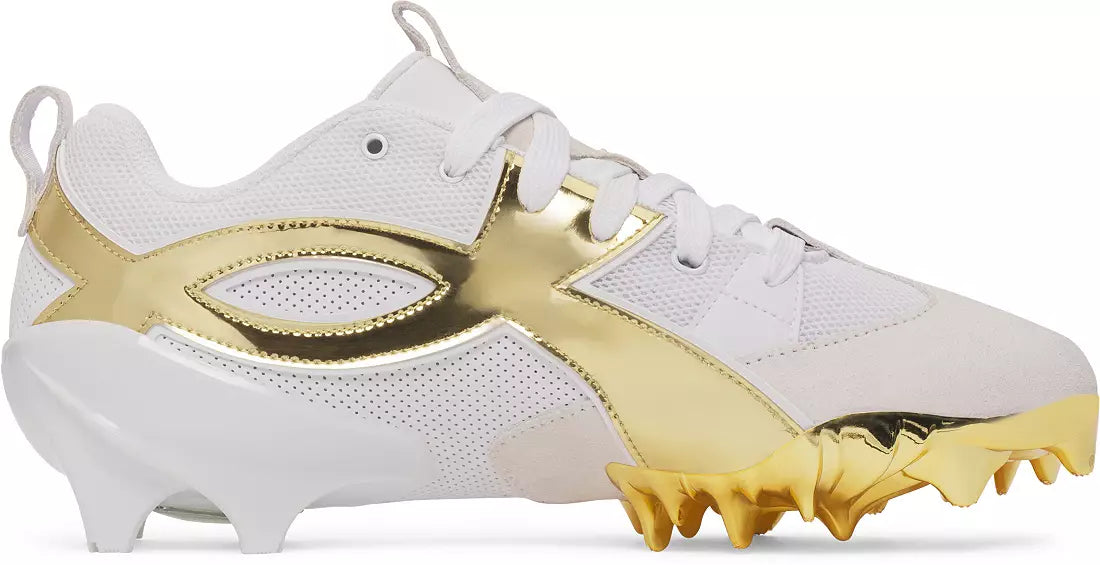 UA Spotlight Icon Low blanco y dorado